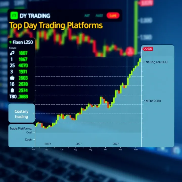 Graph showing comparison of trading platform costs and features for UK day trading
