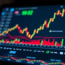 Graph showing the principles and mechanics of binary options trading in Brazil