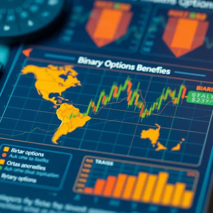 Chart illustrating risks and benefits associated with binary options investments in Brazil