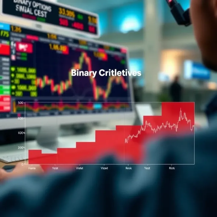 Graph showing evaluation criteria for binary options signal websites highlighting trustworthiness and risk management