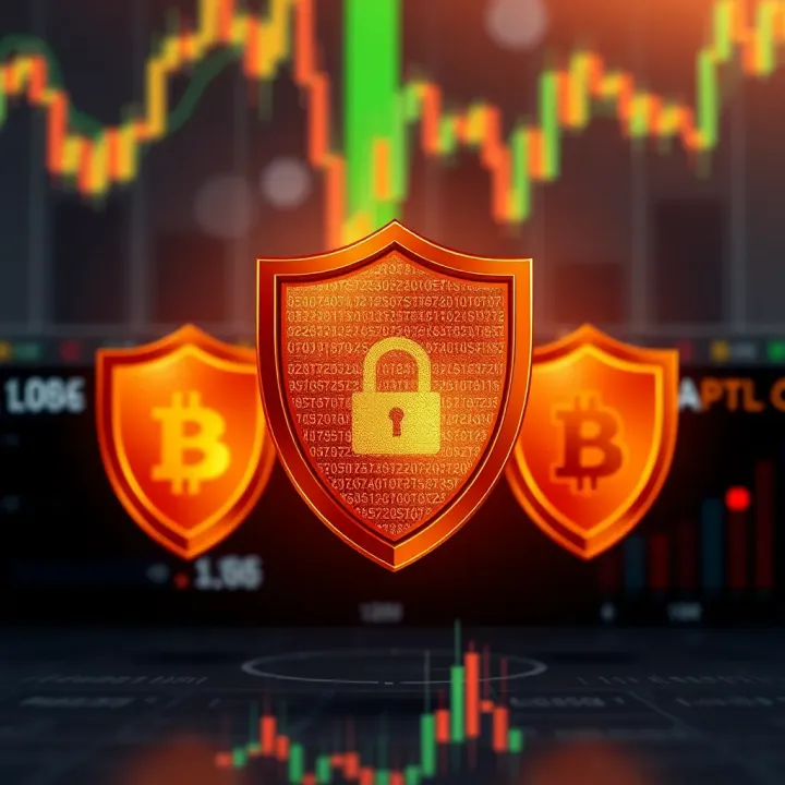 Graphic depicting regulatory measures and protective shields symbolizing investor protection in binary options trading