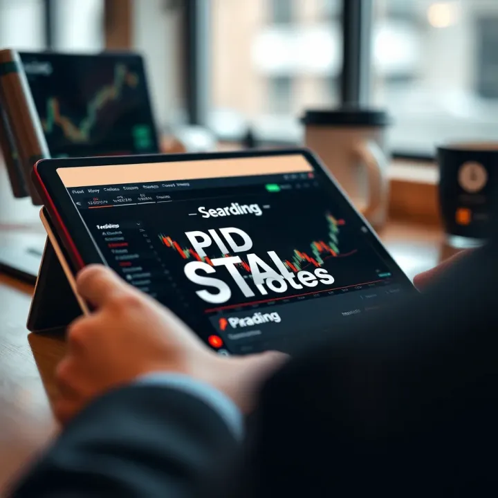 Practical strategies for binary options trading displayed on a digital tablet
