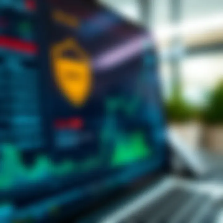 Secure digital platform interface illustrating safety and regulation features