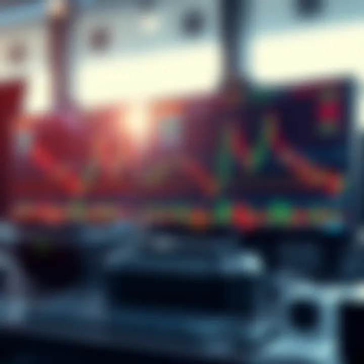 Conceptual illustration showing automated trade replication between investor and professional trader