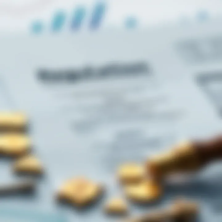 Illustration of a legal document and financial symbols representing regulation and safety in binary options market