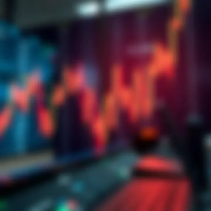 Rapid Market Movements and Binary Options Trading Signals Graph showing rapid market fluctuations and binary options trading signals