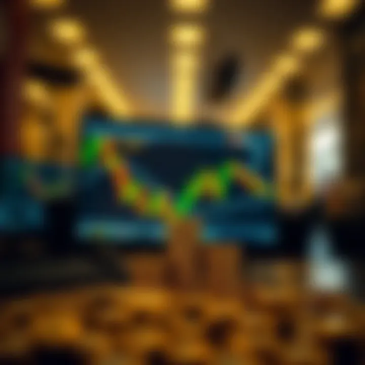 Visual representation of risk management strategies in binary options investment