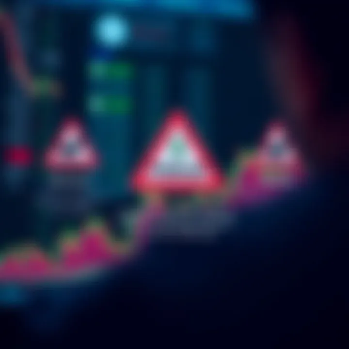 Graphic depicting risk factors and fraud warning signs in the binary options market