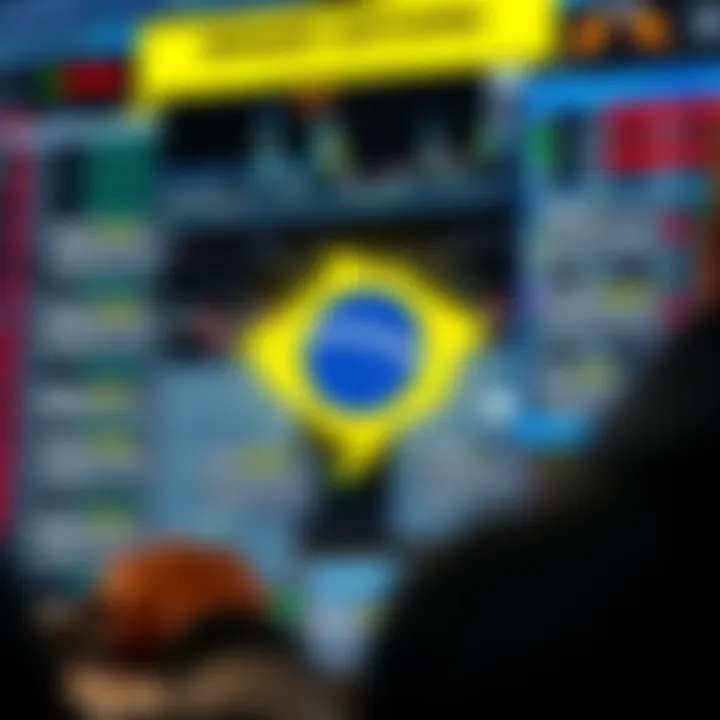 Diagram illustrating the concept and operation of binary options trading in Brazil