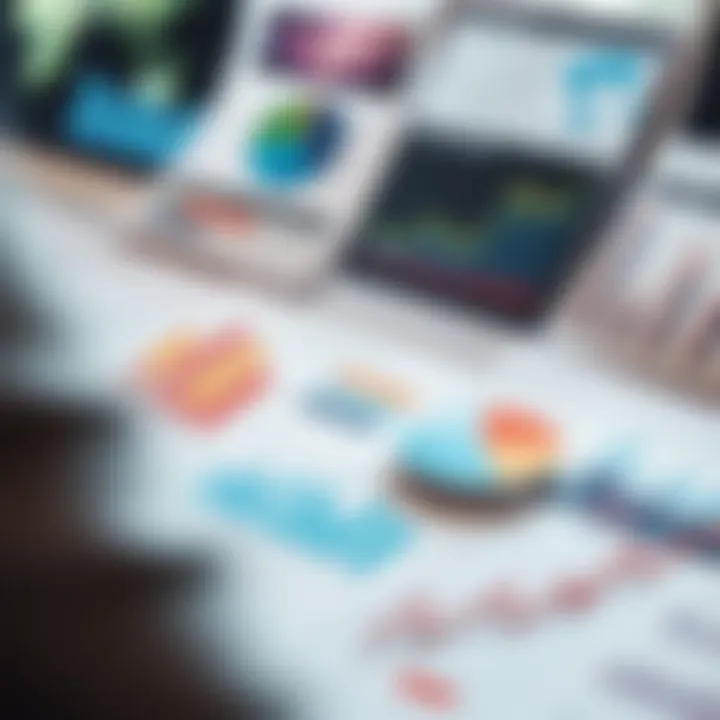 Collection of charts and data sheets illustrating business opportunities and market environment