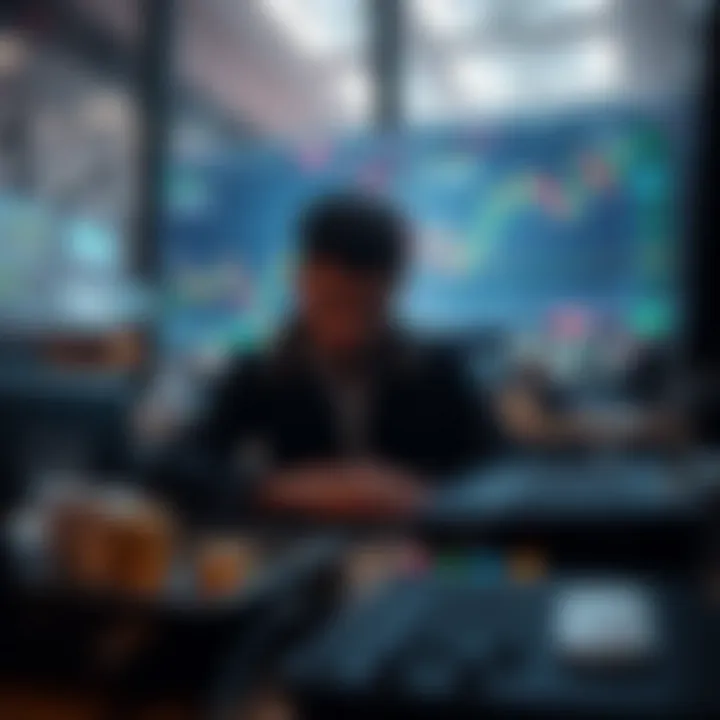 Illustration of trading strategies and risk management in binary options