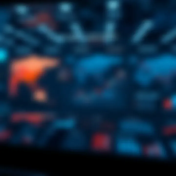 Competitive landscape infographic illustrating key competitors and market opportunities