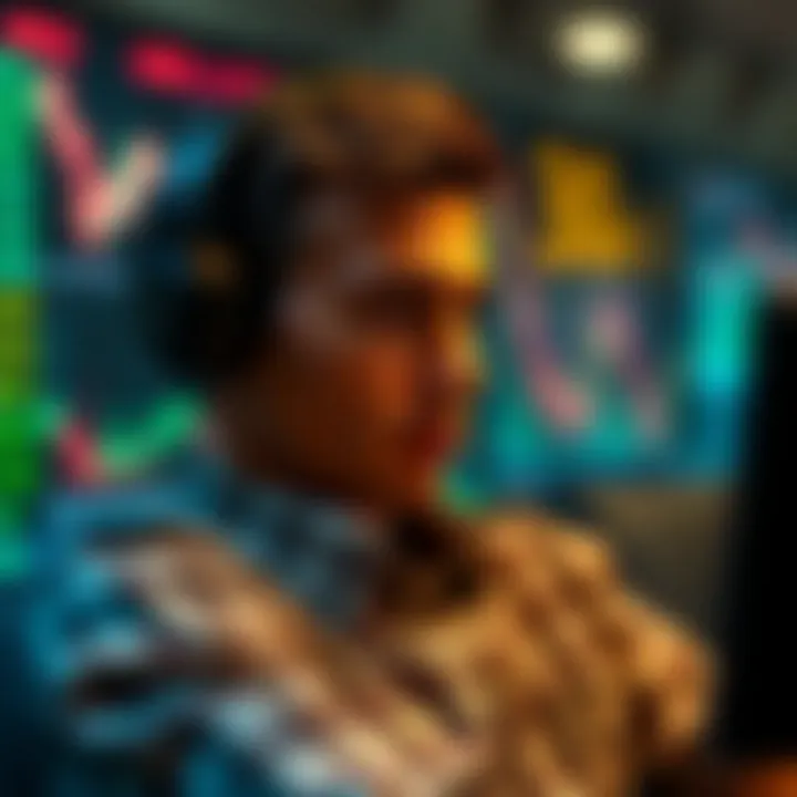 Illustration of advanced trading strategies and risk management techniques for binary options