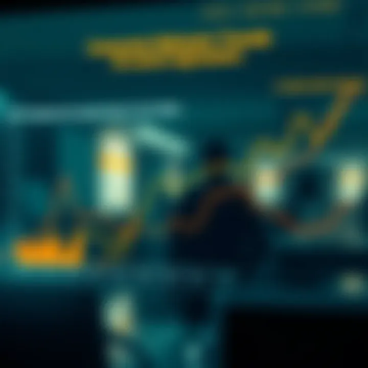 Graph showcasing consumer behavior trends and market segmentation categories