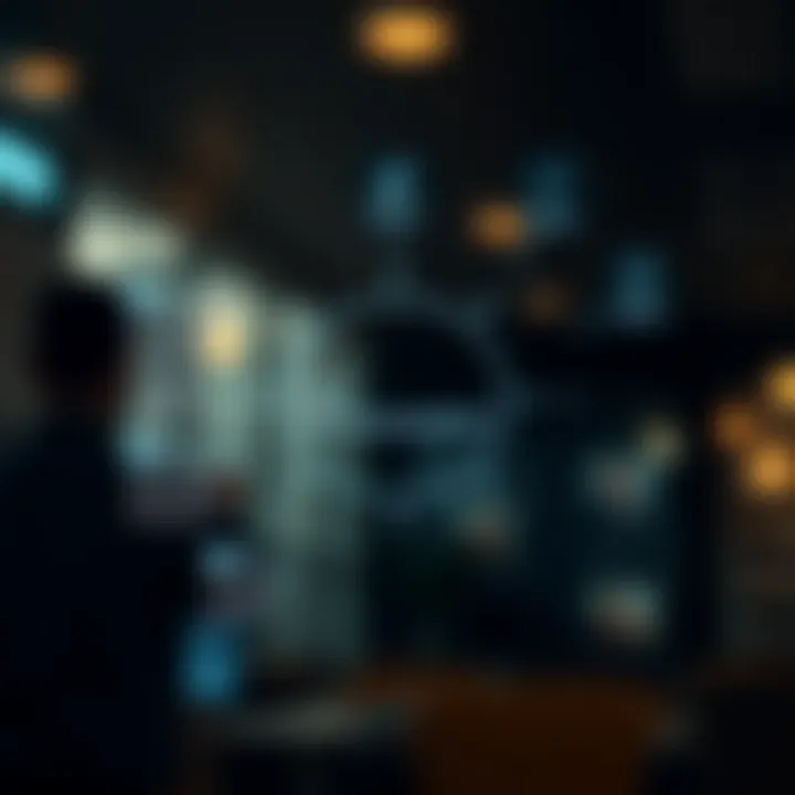 Conceptual diagram illustrating key elements of risk management including identification, analysis, and mitigation