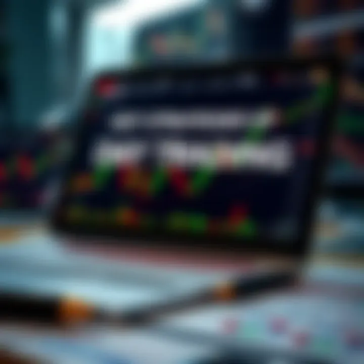 Collection of trading strategy notes and highlighted key points in a learning PDF format