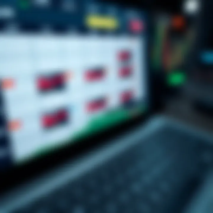 Economic calendar interface showing scheduled Forex market events and data releases