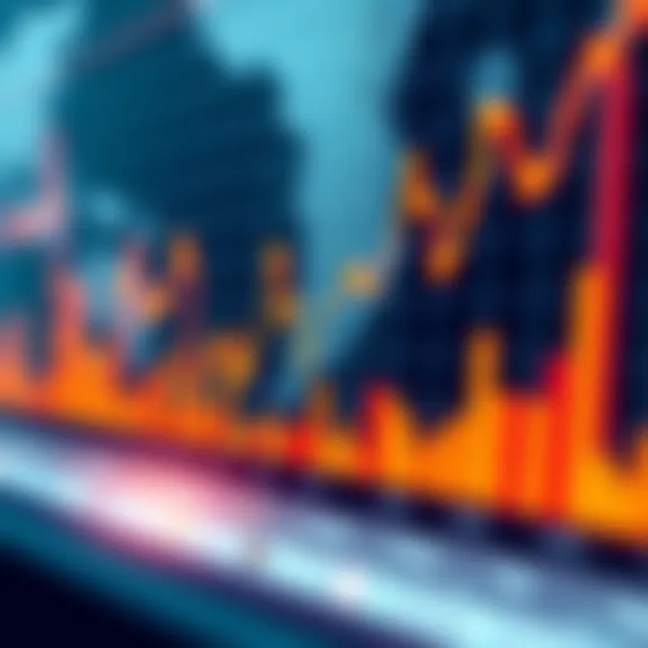 Graph showing economic indicators and their impact on investment decisions