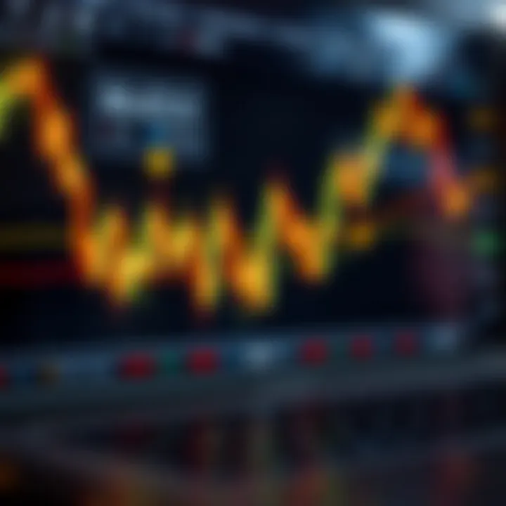 Visual representation of essential tools used in price action trading including candlestick formations and trend lines