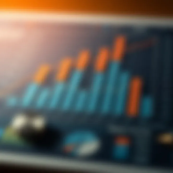 Graph illustrating financial risk factors and their impact on business stability