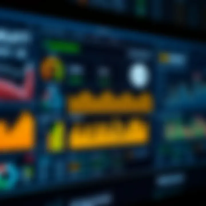 Digital dashboard displaying healthcare safety metrics and risk assessment data