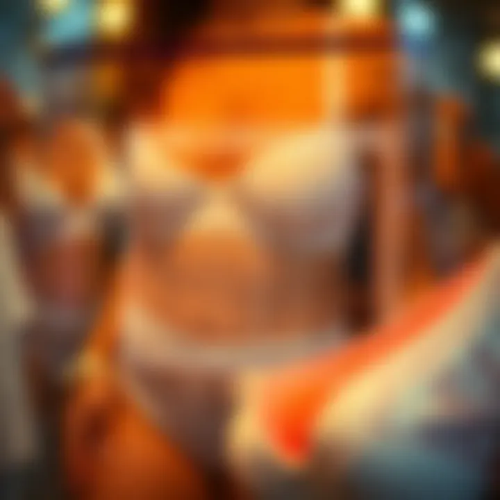 Detailed chart showing consumer preferences and purchasing behavior in the intimate apparel market