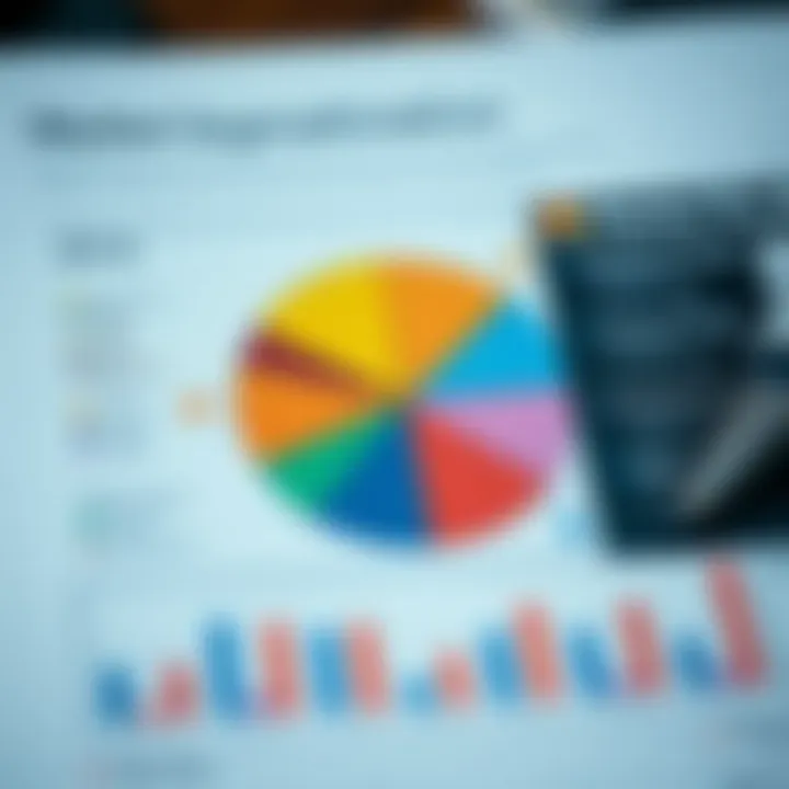 Detailed market segmentation chart showing various customer groups and their characteristics