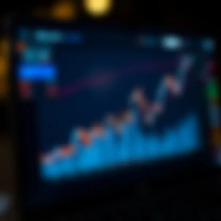 Graph illustrating market trends and data analysis for business insights