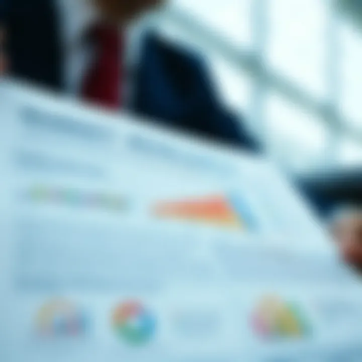 Chart showing methods of market research such as surveys, data collection, and competitor study