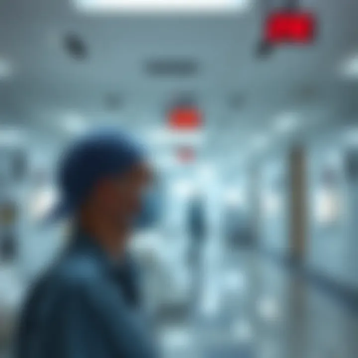 Visual representation of organizational culture promoting safety and quality in hospital care environments