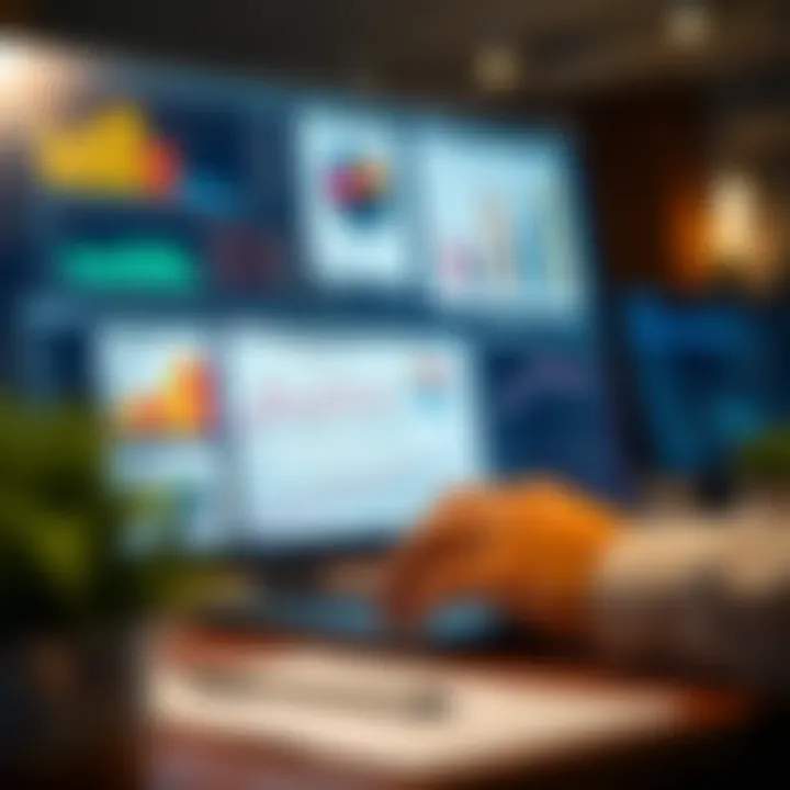 Visualization of risk assessment tools and methods such as risk matrix and data analysis charts