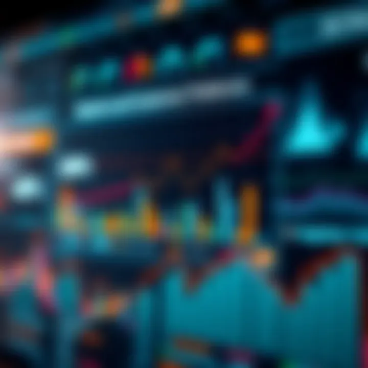 Graph showing market trends and customer preferences