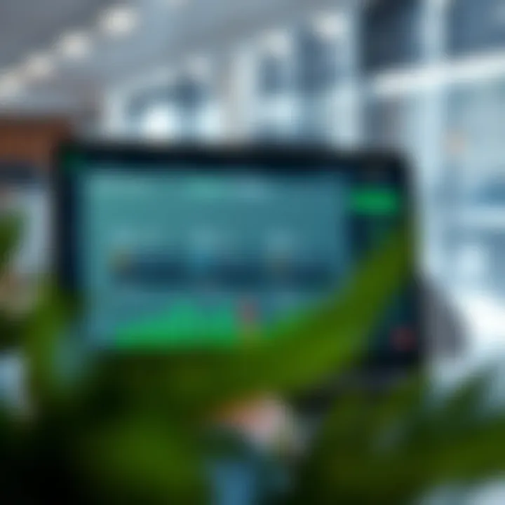 User interface of demo account highlighting risk-free strategy testing and market analysis features