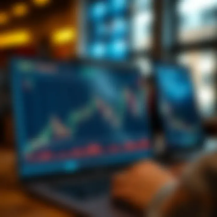 Graph illustrating paid traffic strategies impact on binary options trading performance