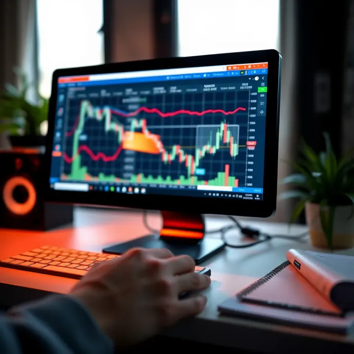 Secure download of binary options PDF guide on a computer screen