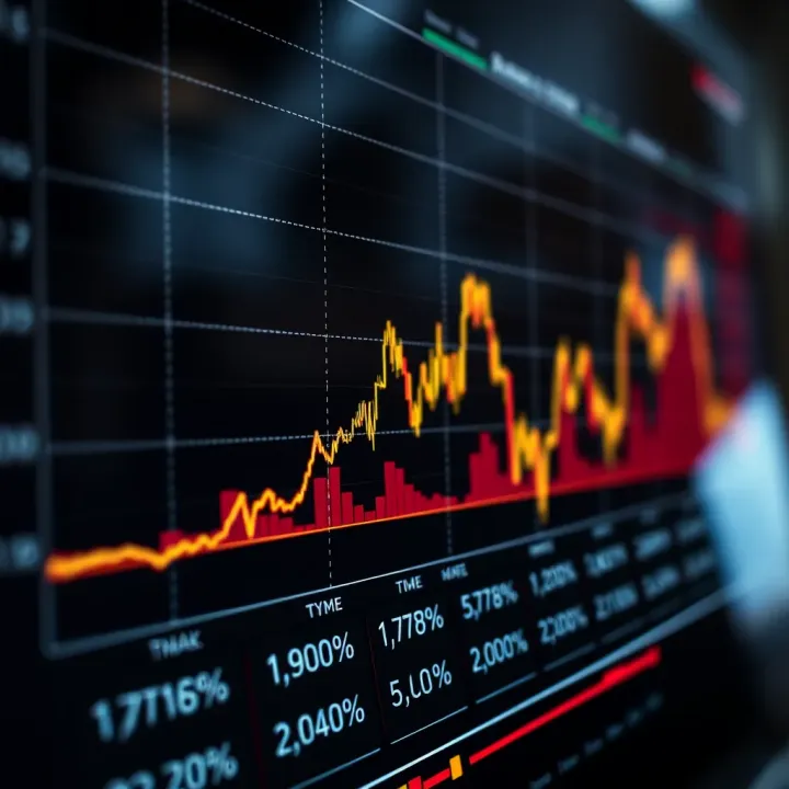 Graph showing the trend of binary options signals performance over time
