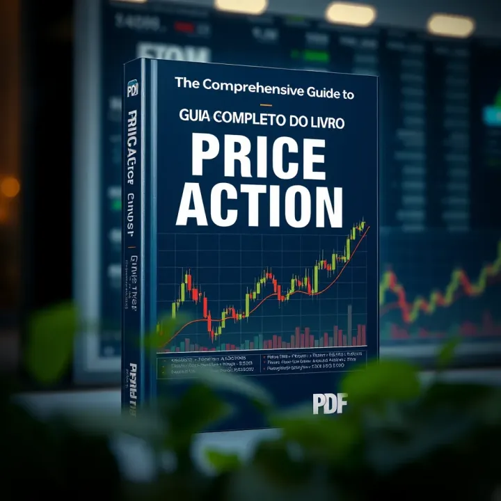 Digital book cover representing a comprehensive guide to price action in PDF format