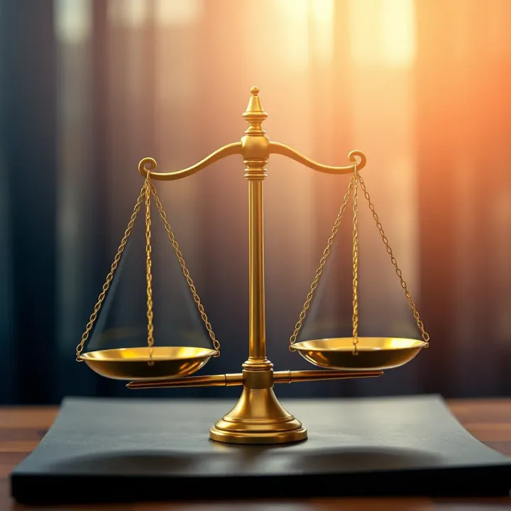 Illustration of risk and reward scales emphasizing the balance in copy trading forex investments