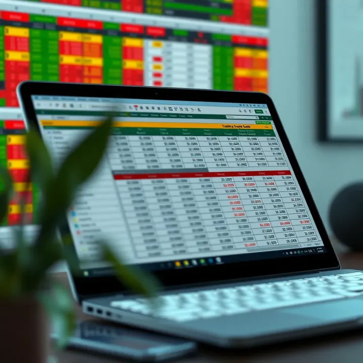 Customizable Excel template for tracking and managing binary options trades