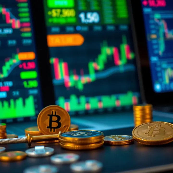 Illustration of essential tools and indicators used in cryptocurrency day trading strategies