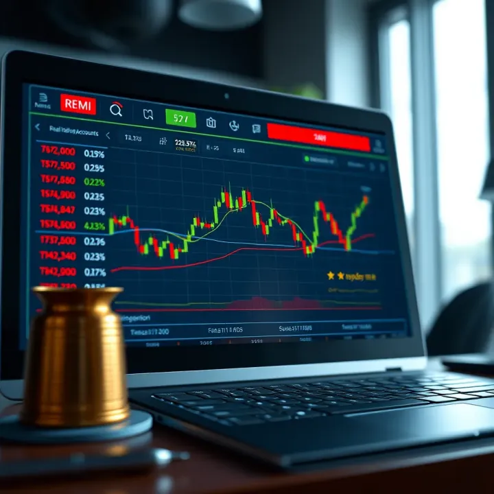 Comparison chart illustrating key differences between demo accounts and real trading accounts