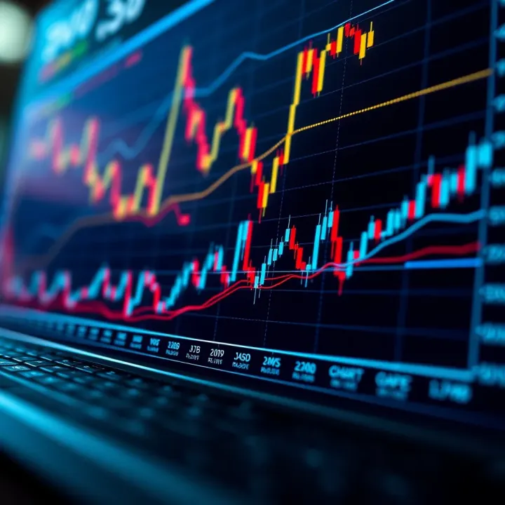 Graph depicting economic indicators and market trends for informed trading decisions