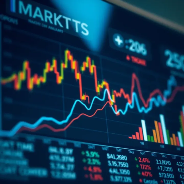 Competitive landscape chart showcasing market competitors and trend lines