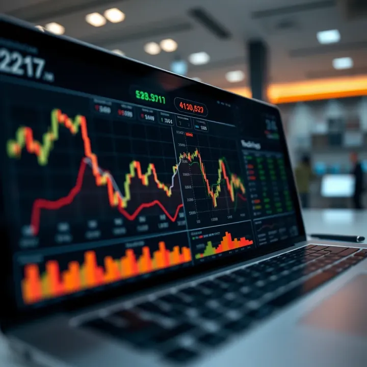 Graphical representation of market opportunities and decision-making insights based on analyzed data