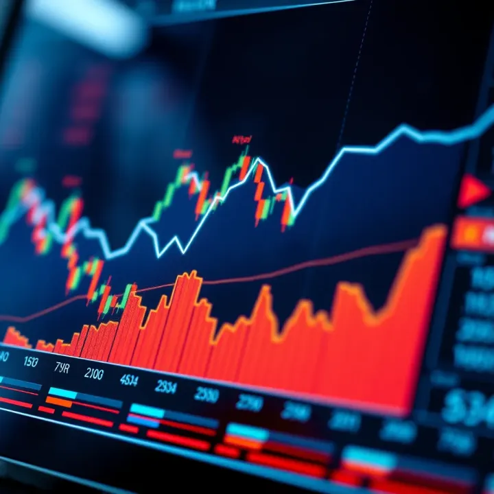 Graph showing market trends influenced by economic indicators for investment strategies