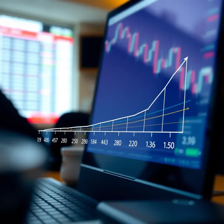 Diagram illustrating the Martingale betting progression in binary options trading