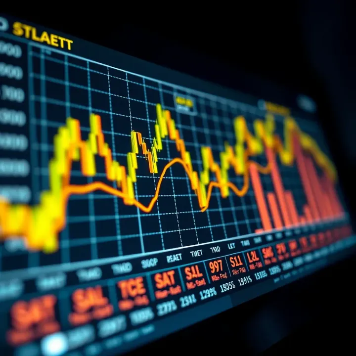 Graph illustrating market trends and data interpretation for strategic decision making