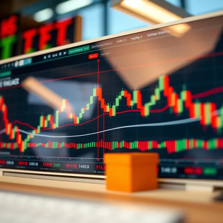 Chart displaying common price action patterns with candlestick formations highlighting market behavior