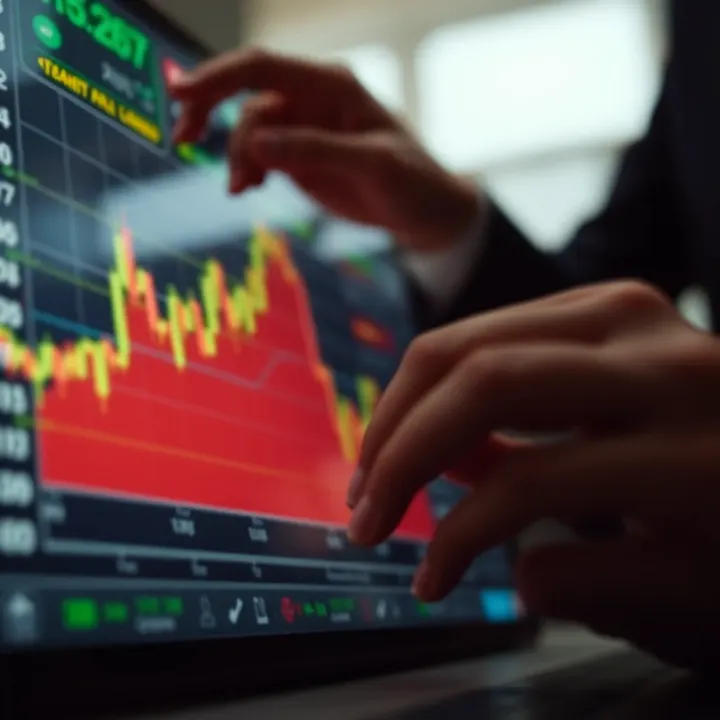 Graph illustrating risk management and strategy application in binary options trading