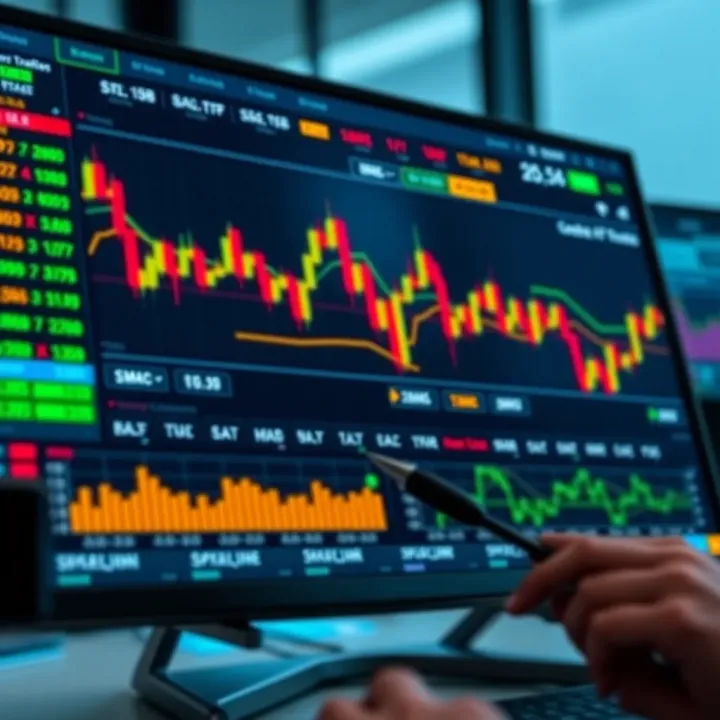 Dashboard featuring risk management tools and emotional control techniques for financial trading